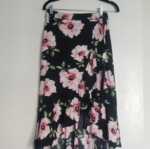 Gorgeous Floral Wrap Skirt